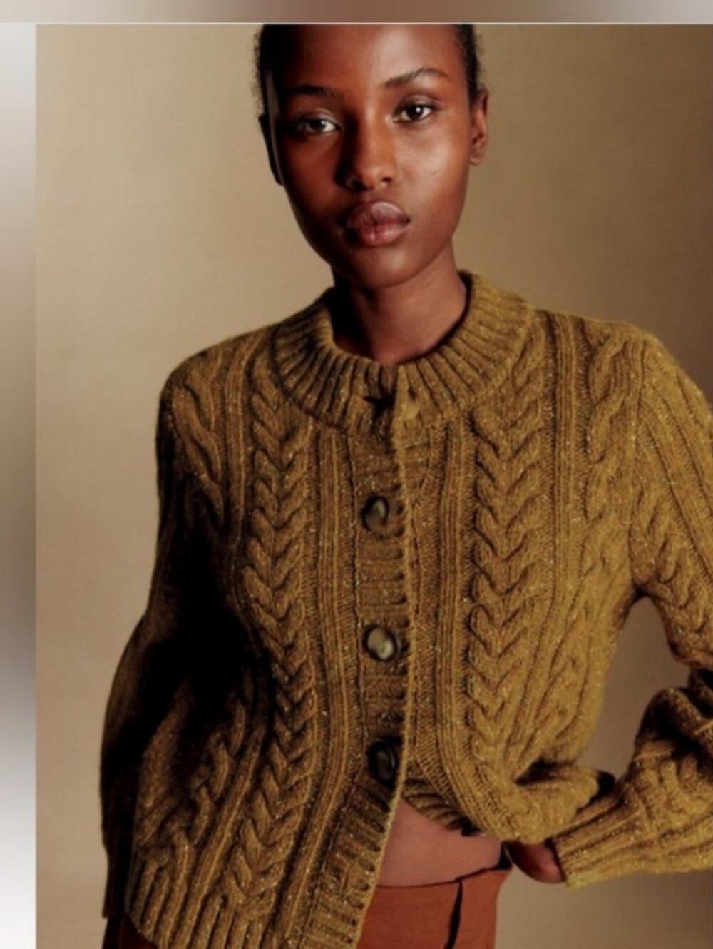 Sezane Andine Jumper Gold - Size XXL NWOT